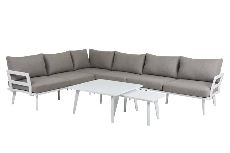 Brafab Villac 2-sits Modul Vit/Beige