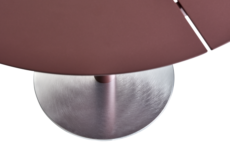 Brafab Peace Bistro Cafebord 80 cm Zin Red