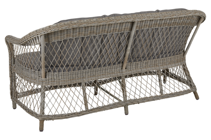 Brafab Kamomill 2-sits Soffa i Konstrotting med Dyna