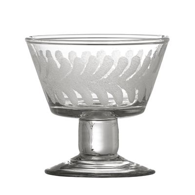 Bloomingville Rika Skål, Clear, Recycled Glas 8 cm 6-pack