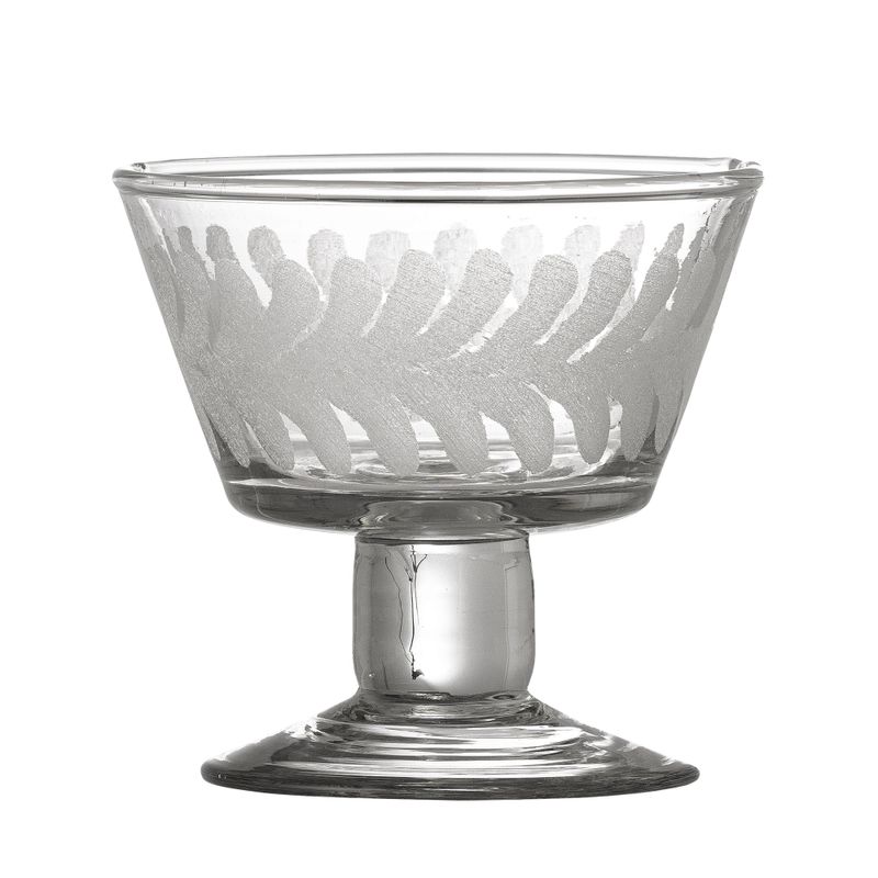 Bloomingville Rika Skål, Clear, Recycled Glas 8 cm 6-pack