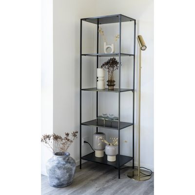 House Nordic Vita Hylla Svart