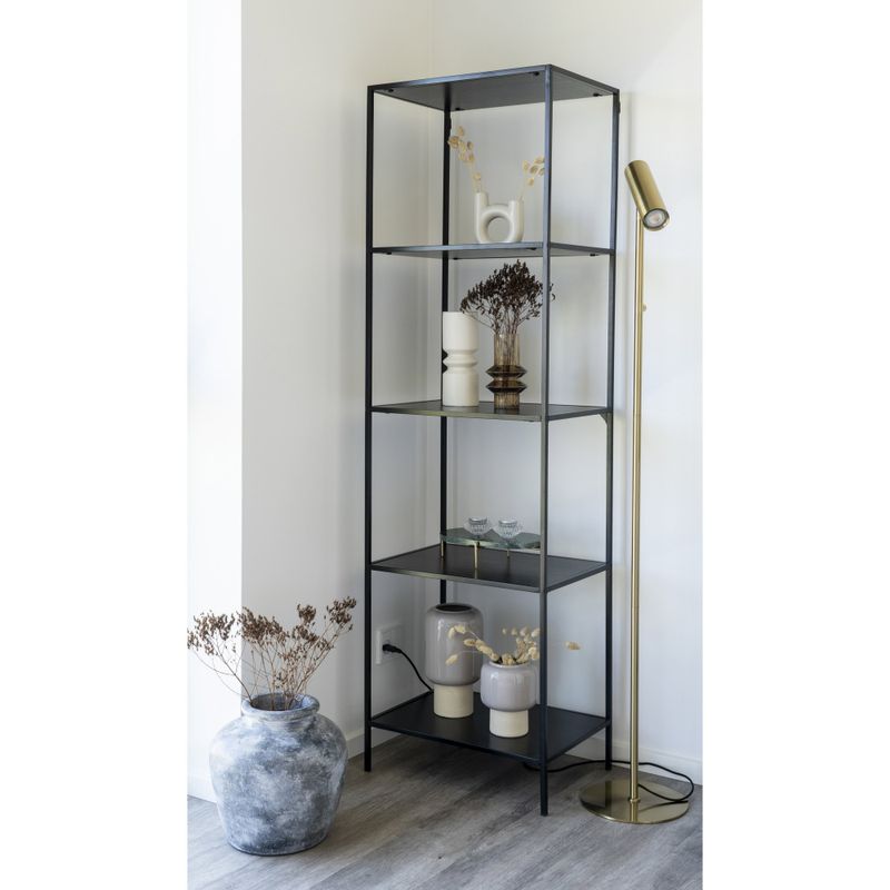 House Nordic Vita Hylla Svart