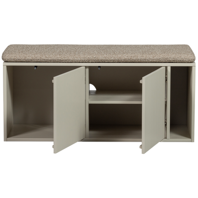 vtwonen SETTLE DOWN TV-bänk/Bänk 108 cm Dust med sittdyna [FSC]