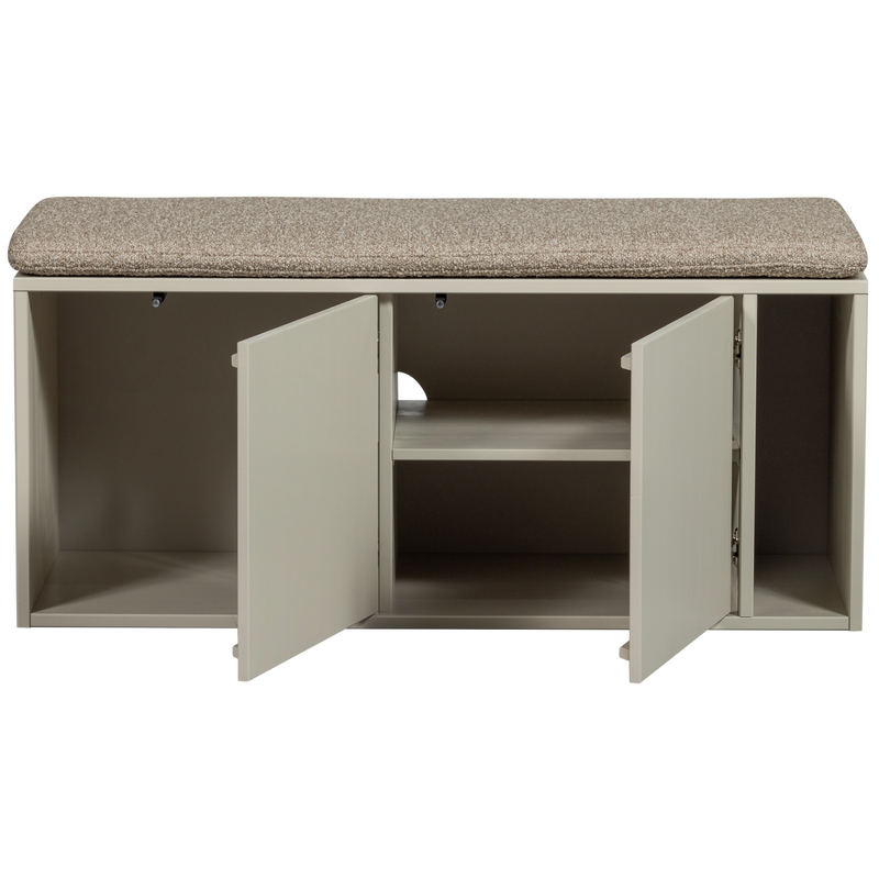 vtwonen SETTLE DOWN TV-bänk/Bänk 108 cm Dust med sittdyna [FSC]