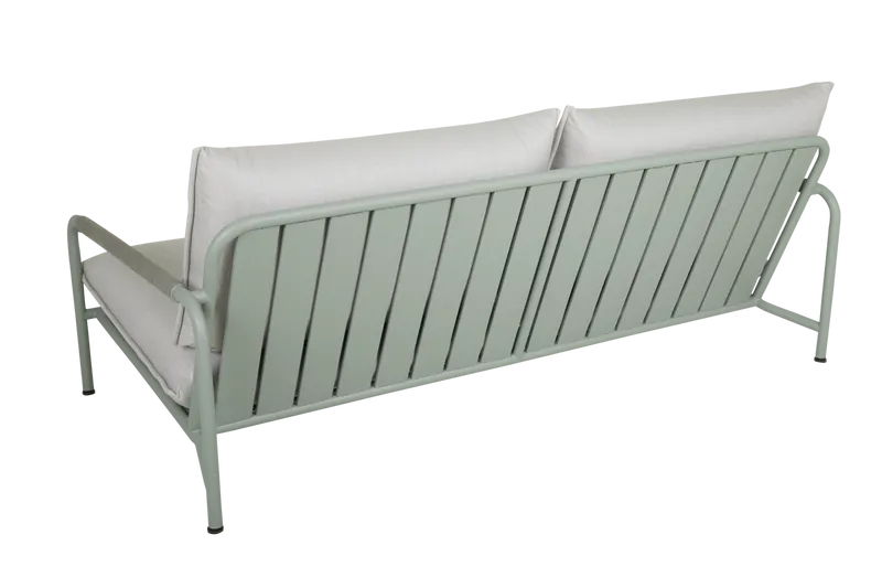 Brafab Lerberget 2,5-sits soffa grön / ash