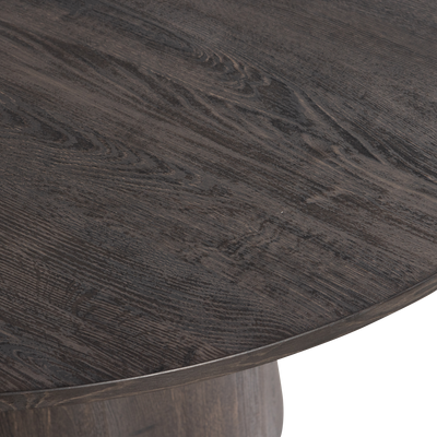 WOOOD MAAN Rund Matbord i MDF Mörkbrun Ø120 cm