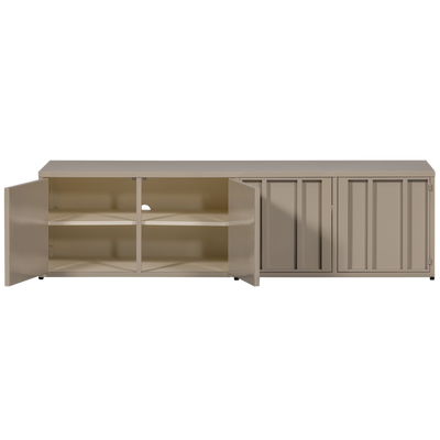 WOOOD LEVEL TV-skåp Metall Sand 44x160 cm