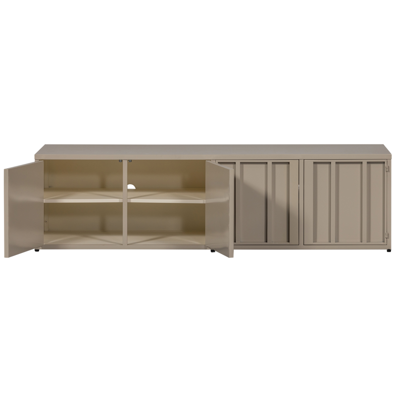 WOOOD LEVEL TV-skåp Metall Sand 44x160 cm