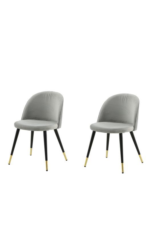Venture Home Velvet Matstol 2-pack