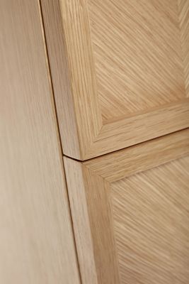 Hübsch Herringbone sängbord natur 40 x 30 x H60 cm