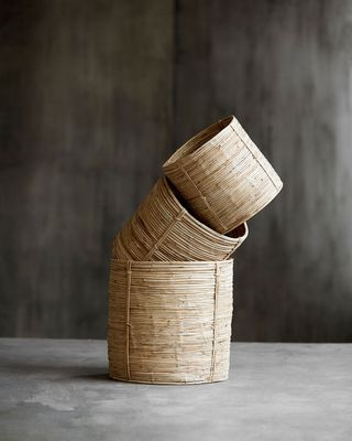 House Doctor Chaka Korgset i Naturmaterial