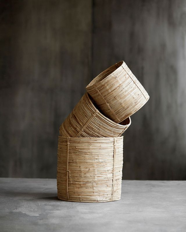 House Doctor Chaka Korgset i Naturmaterial