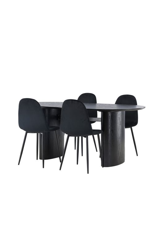 Venture Home Matgrupp Isolde med stolarna Polar