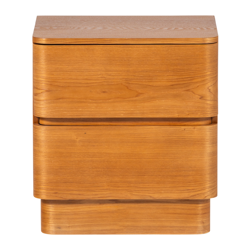 WOOOD Fejo Byrå/Nattduksbord 2 Lådor MDF Brun