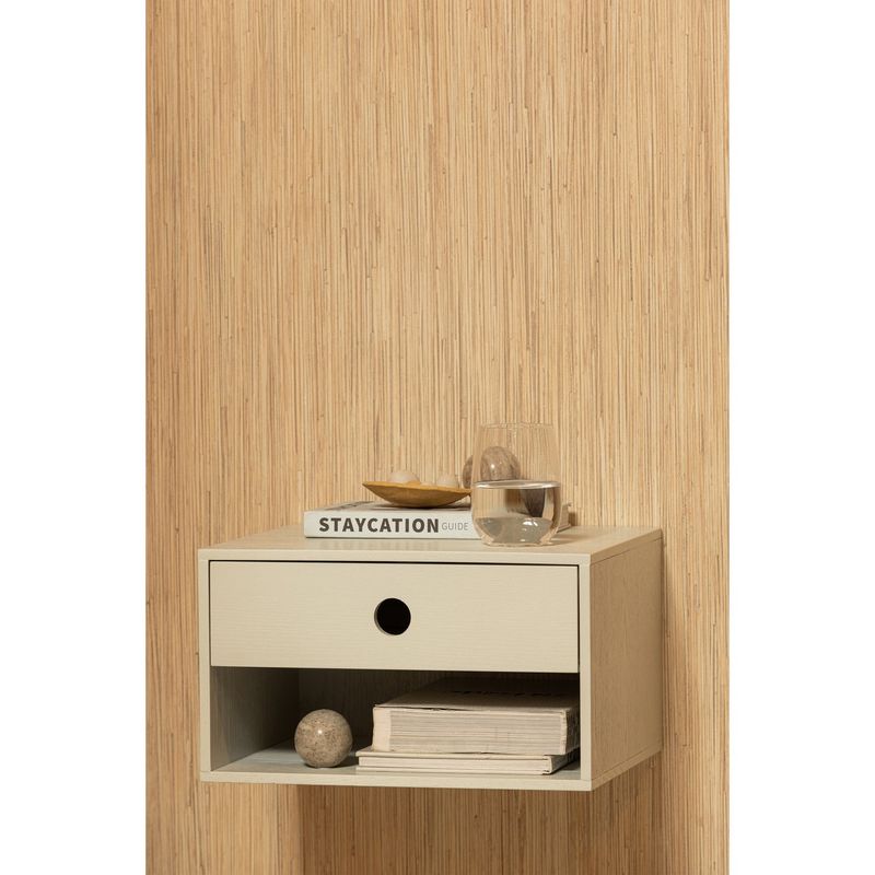 WOOOD Nancy Hängande Sängbord Mist