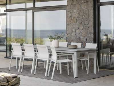 Brafab Delia Stapelstol Ljusgrå/Textilene