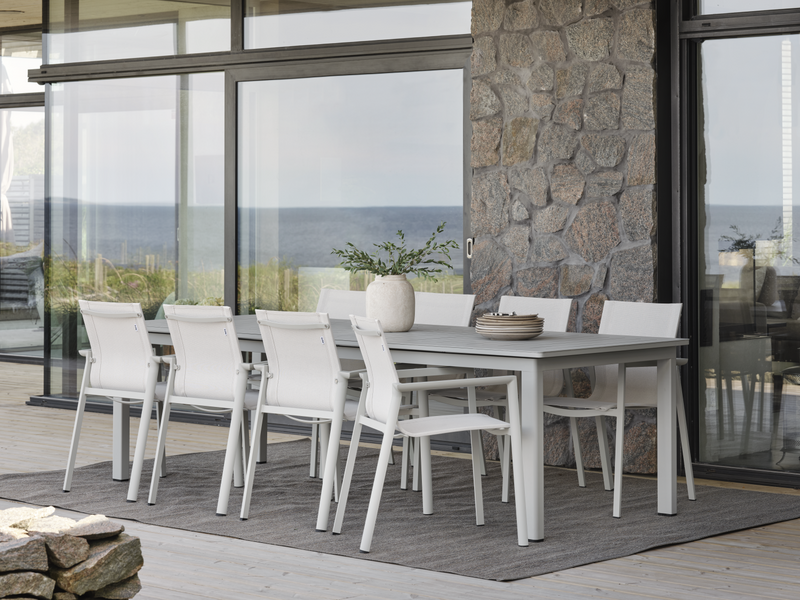 Brafab Delia Stapelstol Ljusgrå/Textilene