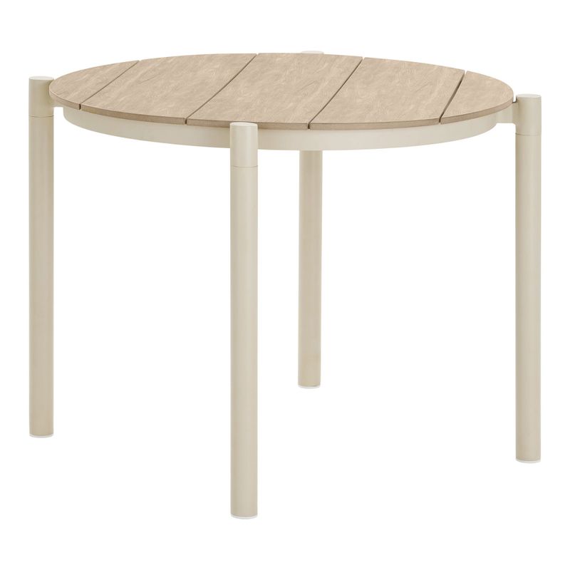 House Nordic Abela Matbord Sand/Natur 90x90x74 cm
