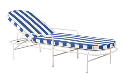 Brafab Arts Solsäng - Soft White / Blue Stripes