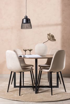 Venture Home Matgrupp Durango med 4st Matstolar Polar