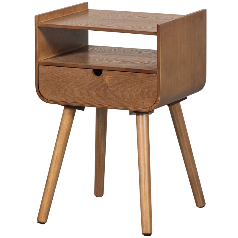WOOOD Nils nattduksbord/sidobord trä natur