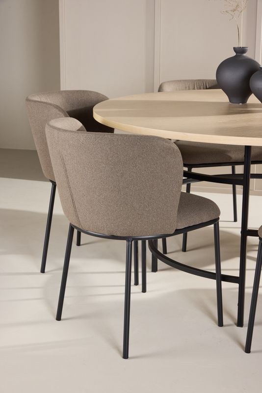 Venture Home Matbord Copenhagen med Edina Stol