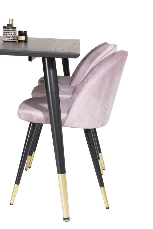 Venture Home Matgrupp Dipp med stolarna Velvet