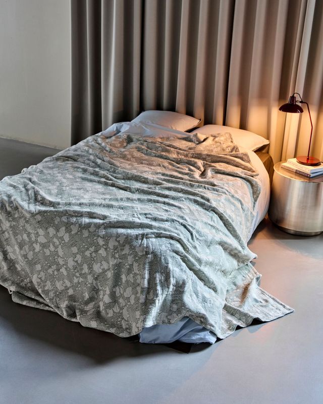 House Doctor Mori Överkast Off-white/Khaki