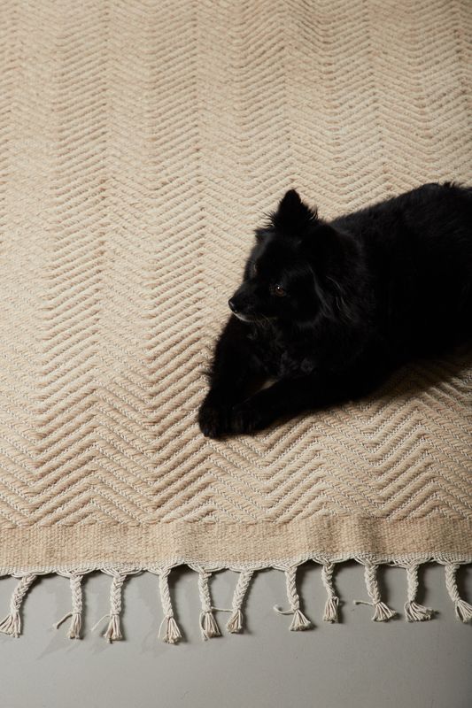 Venture Home Loke Matta - Ull och Bomull