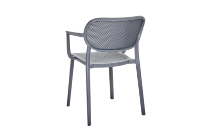 Brafab Nuta Karmstol i Grå Plast