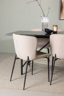 Venture Home Matgrupp Astrid med stolarna Modesto