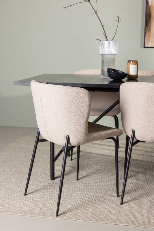 Venture Home Matgrupp Astrid med stolarna Modesto