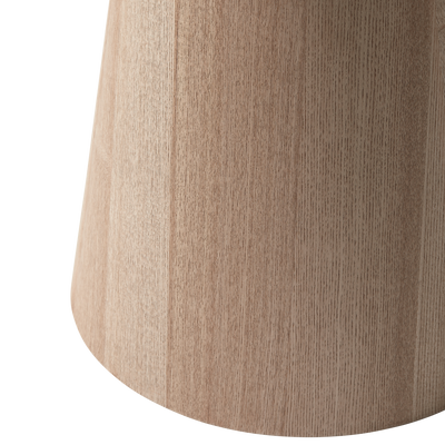 WOOOD Maud Sidobord Koniskt MDF Natur 50x45 cm