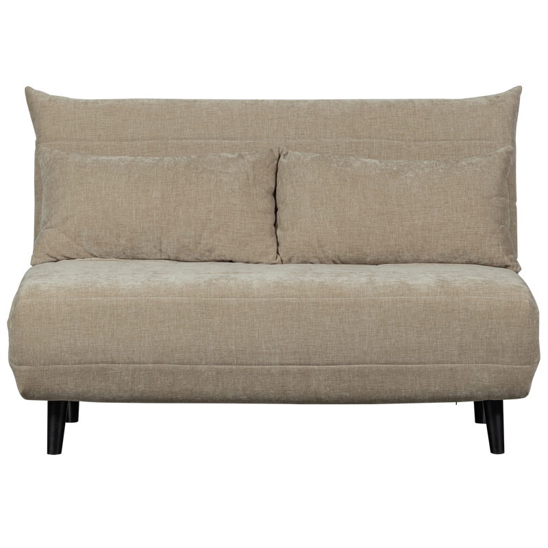 WOOOD XEM 1-Personers Sängsoffa i Sammet Natur