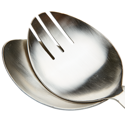 Affari of Sweden ODIN Salladsbestick 33 cm, Silverfärgad/natur