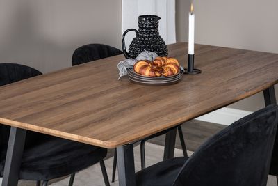 Venture Home Matgrupp Inca med stolarna Wrinkles