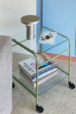 Hübsch BringMe Mini Bärbar Lampa Metallic Sand