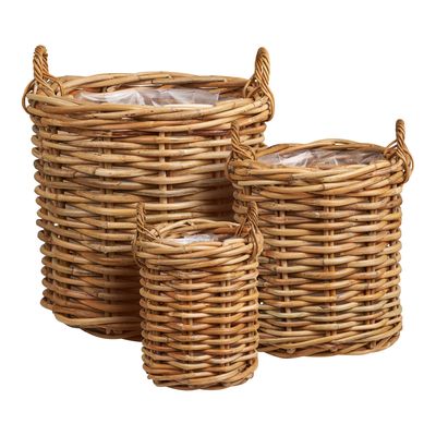 House Nordic Burton Korgar - Set om 3
