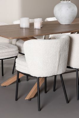 Venture Home Piazza Matbord med Agnes Matstol