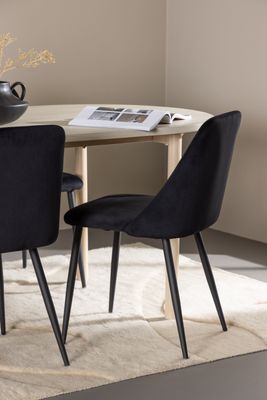 Venture Home Andy Matbord med Night Matstolar