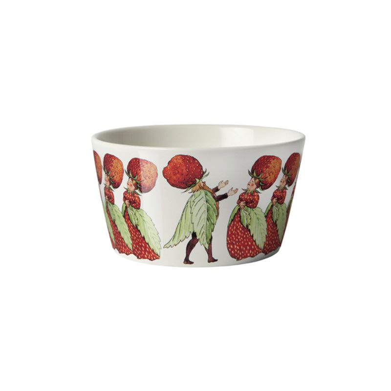 Design House Stockholm Elsa Beskow Skål The Strawberry Family 50 cl