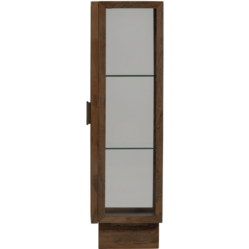 WOOOD KELLA Vitrinskåp i Mangoträ Brun