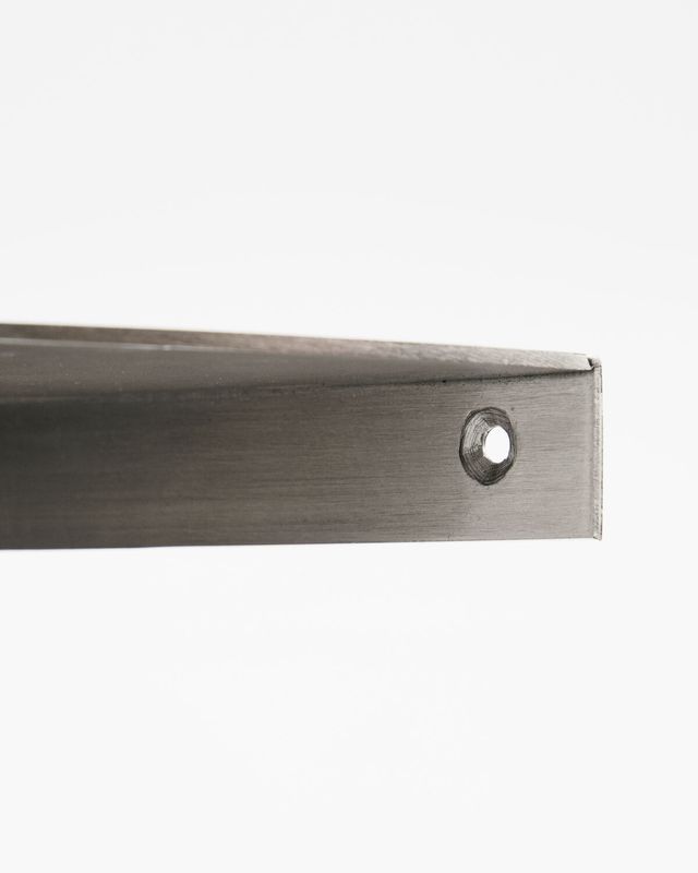 House Doctor Mega Sidobord Borstat silverfärg Brushed