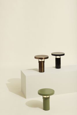 Hübsch BringMe Portabel Lampa i Borstad Mässing