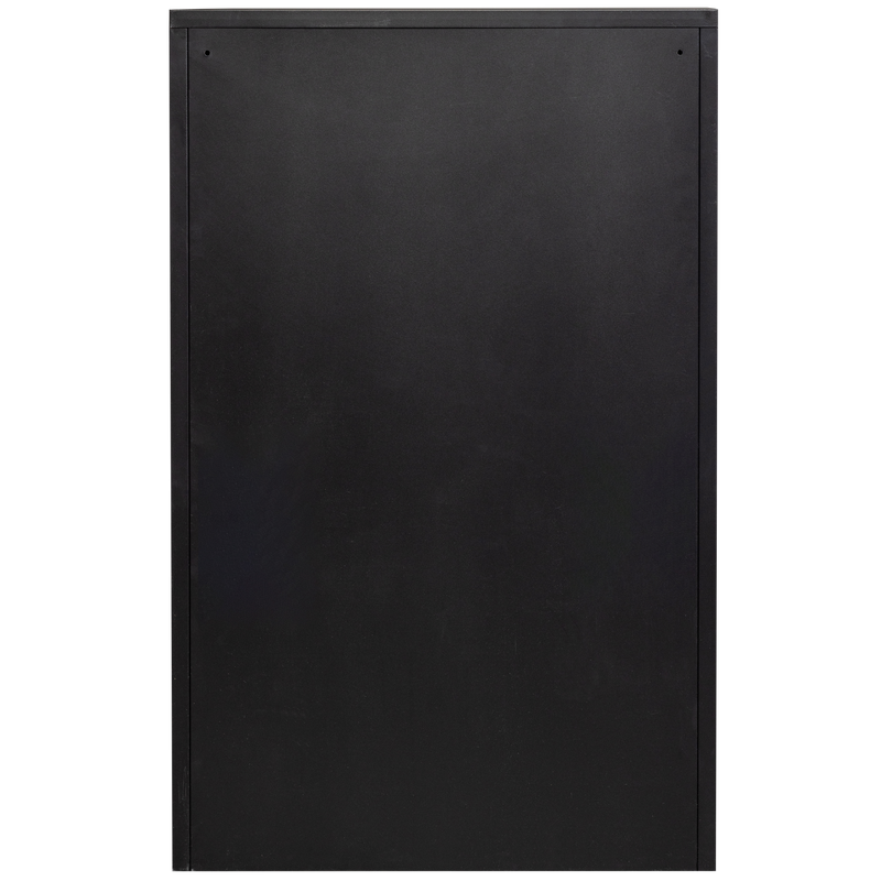 WOOOD SABINE 3-facks Skoskåp i Svart Metall