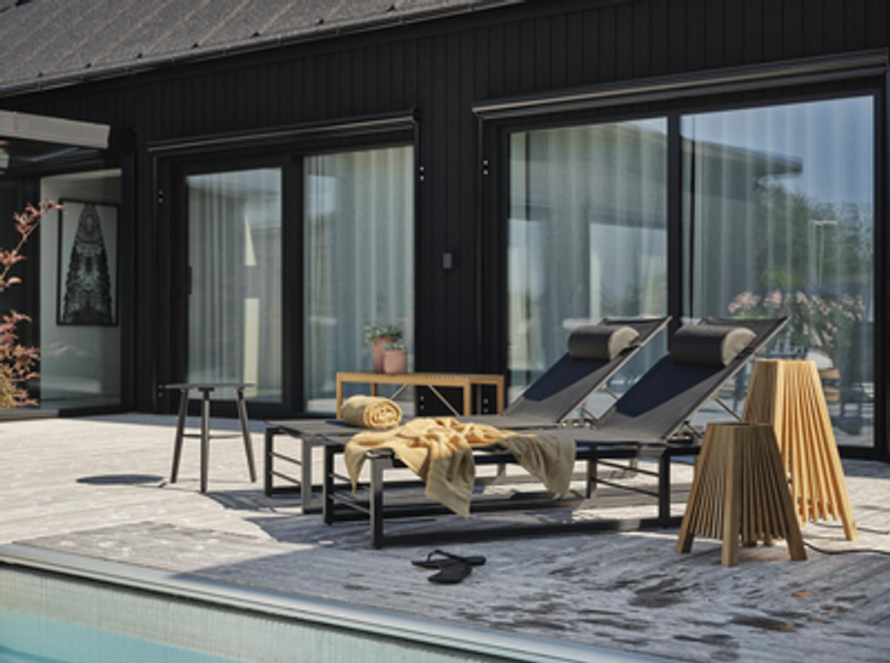 Brafab Vannes Soffbord 45 cm Svart