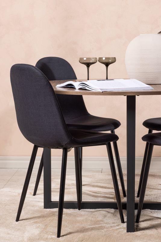 Venture Home Matgrupp Durango med 4st Matstolar Polar