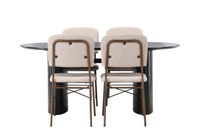 Venture Home Matgrupp Isolde med stolarna Seda