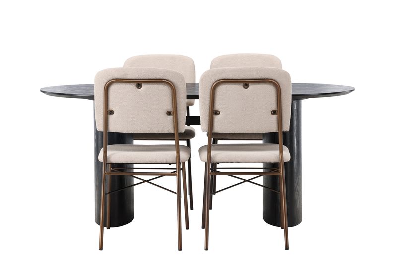 Venture Home Matgrupp Isolde med stolarna Seda